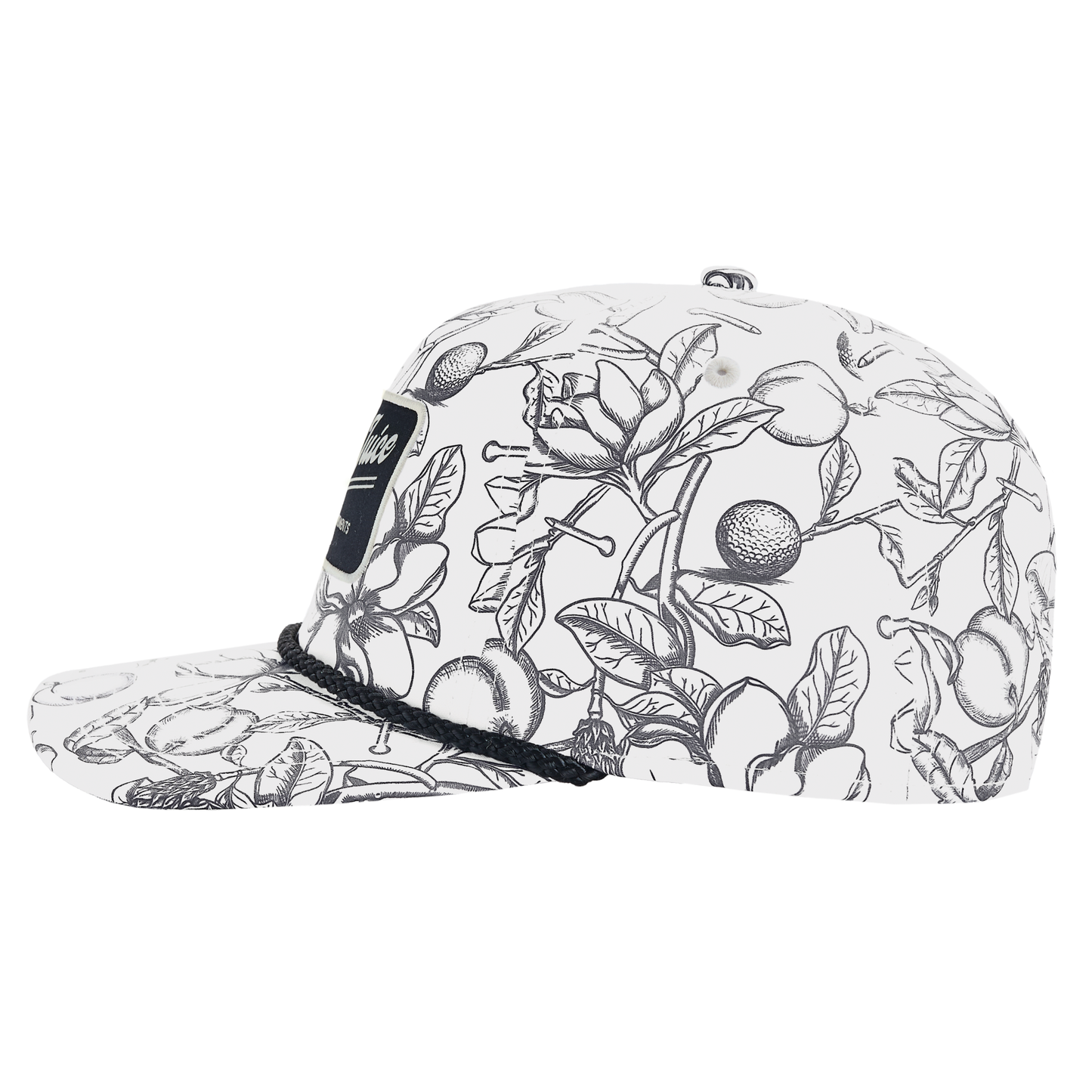 Magnolia Toile Rope Hat – Ivory