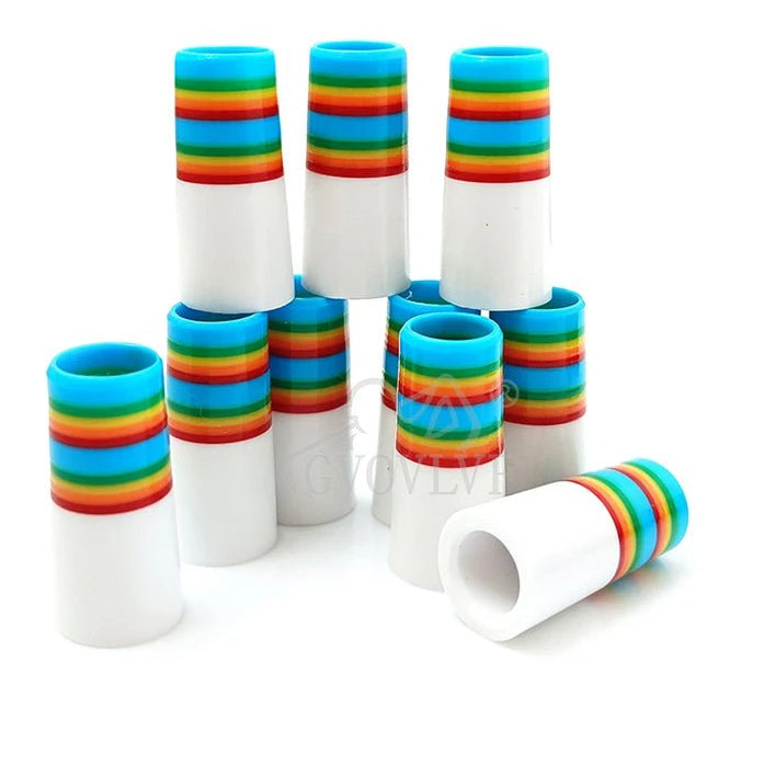 0.355 Golf Ferrules – Rainbow Stripe Edition - Club Rehab - Golf Ferrules0.355 Golf Ferrules – Rainbow Stripe Edition