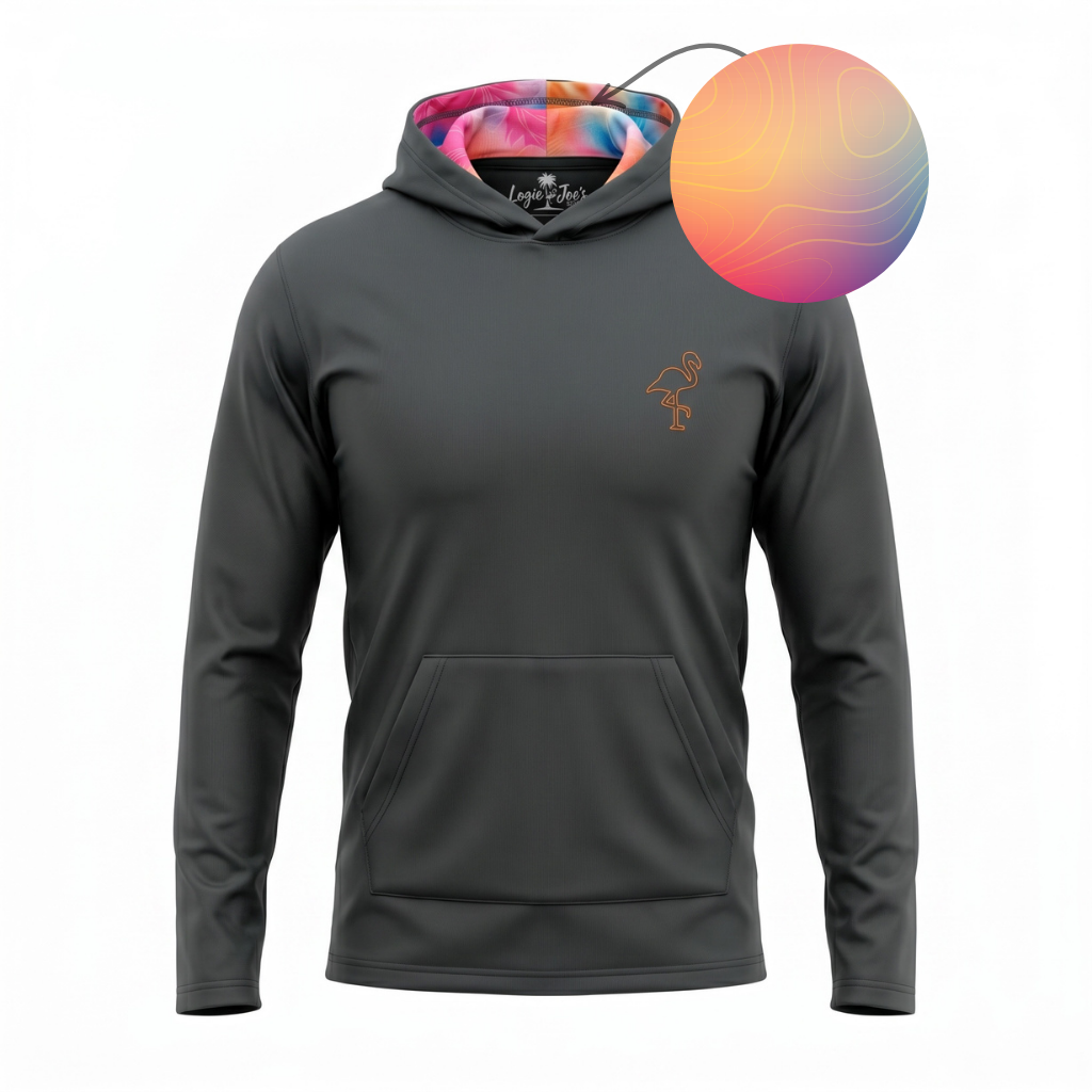 Thermal Topographic Performance Hoodie | Lightweight Unisex Moisture-Wicking Athletic Hoodie