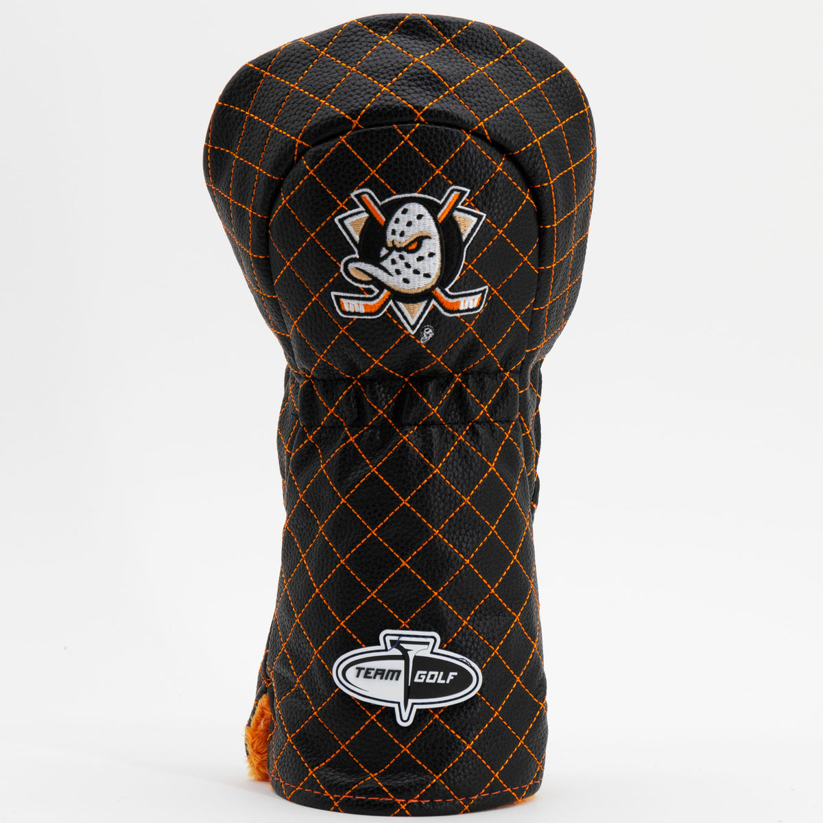 Anaheim Ducks Solid Driver quilted headcover, back view