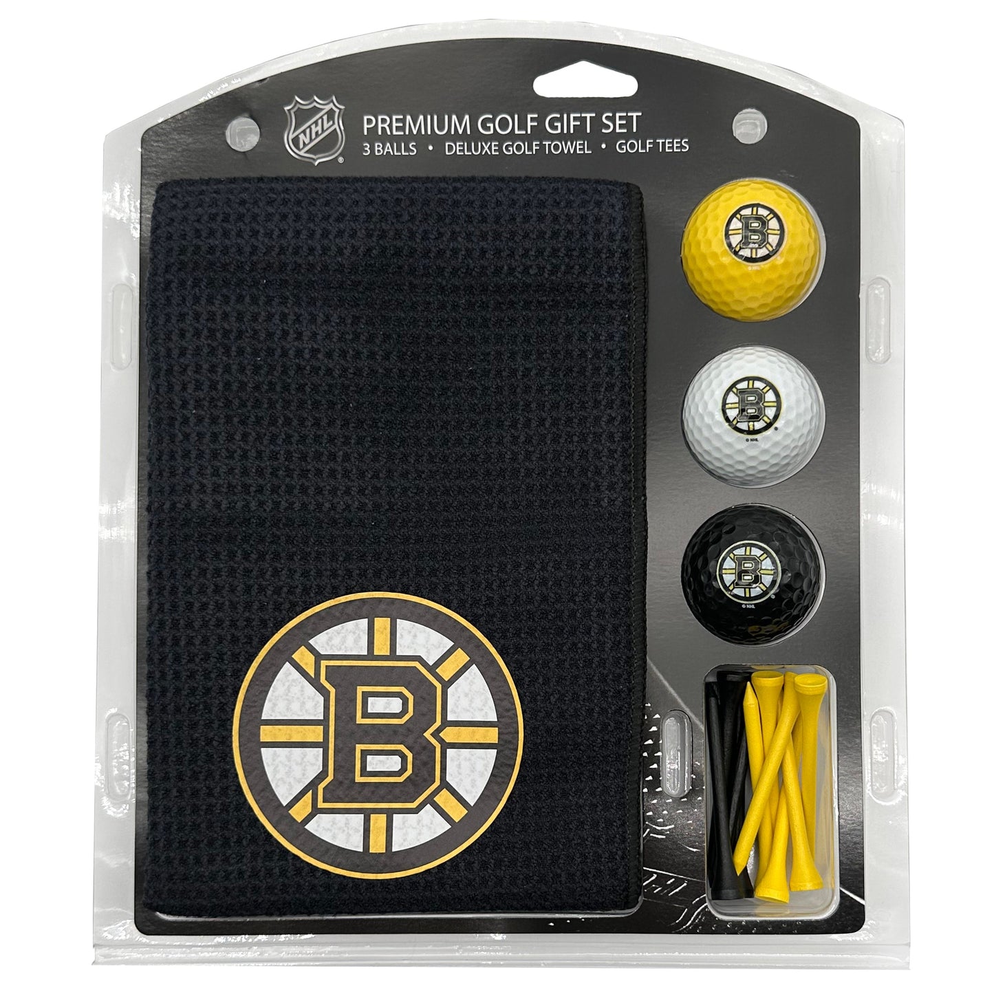 Boston Bruins Microfiber Towel Golf Gift Set - Club Rehab