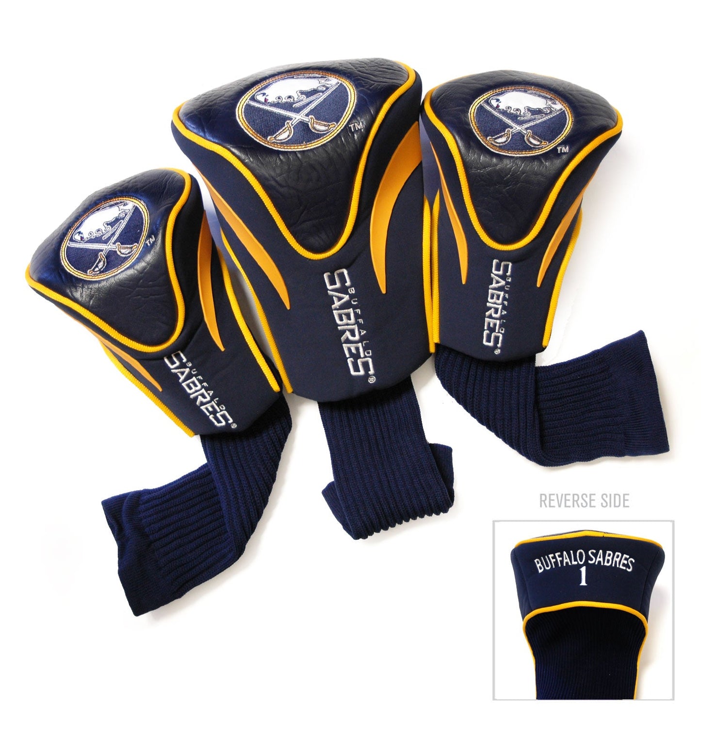 Buffalo Sabres 3 Pack Contour Sock Headcovers - Club Rehab