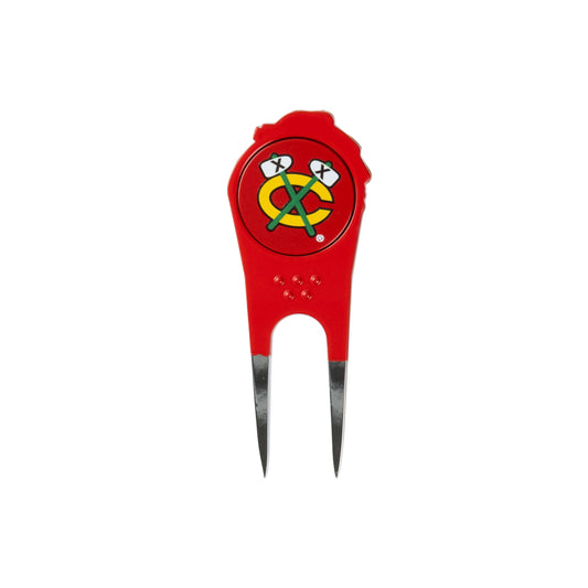 Chicago Blackhawks Custom Shaped Divot Tool - Image 2 - Club Rehab