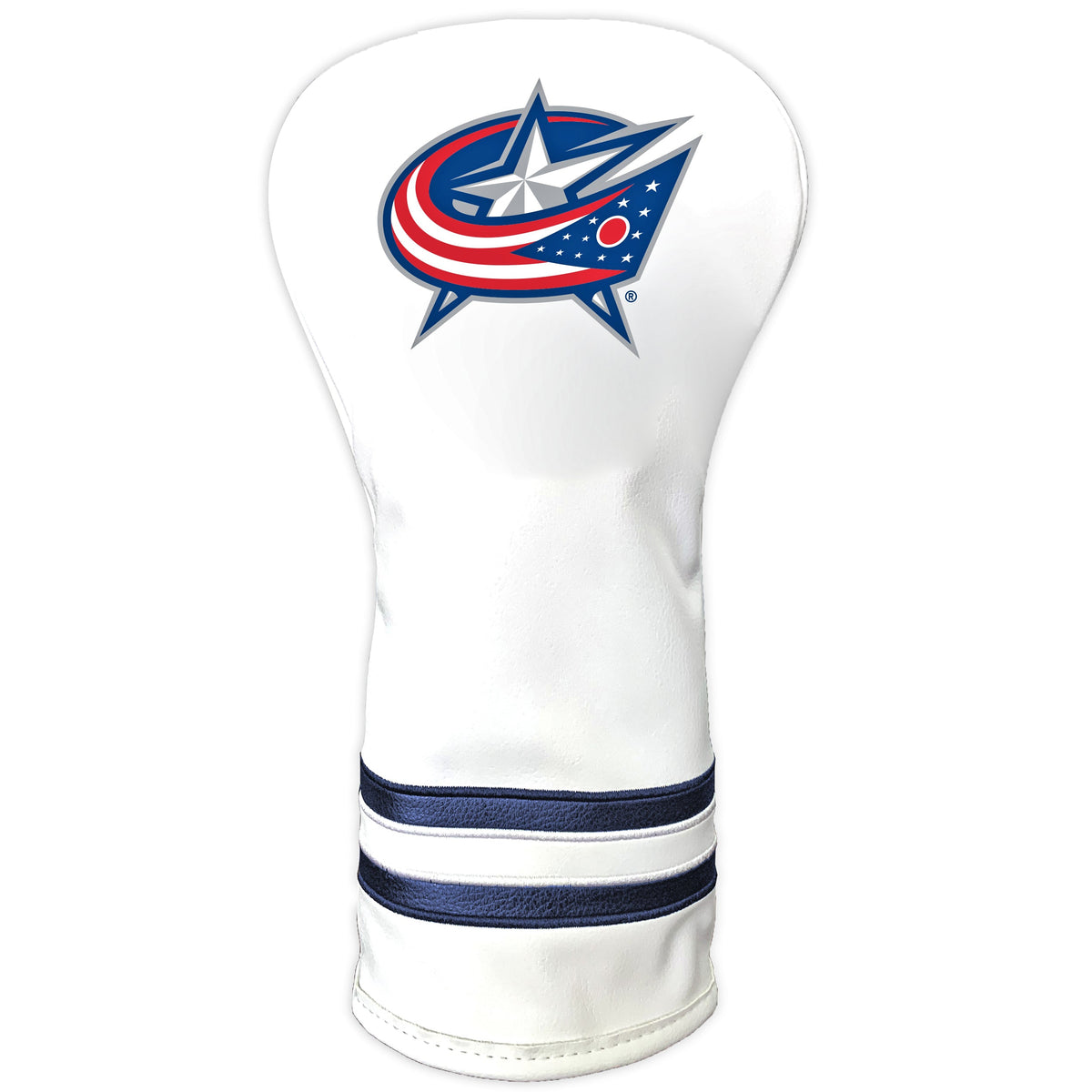 Columbus Blue Jackets Vintage White Printed Driver Headcover