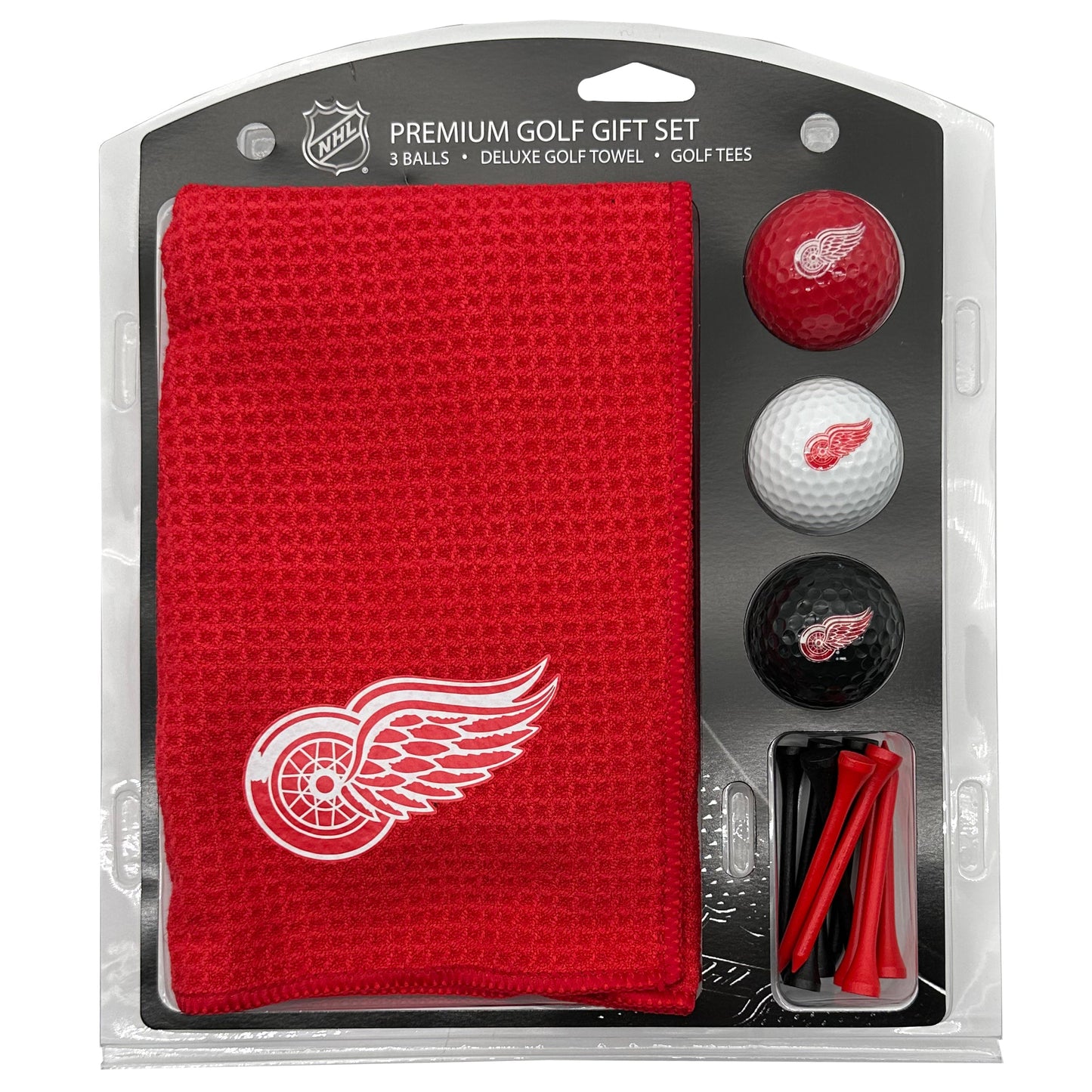 Detroit Red Wings Microfiber Towel Golf Gift Set - Club Rehab