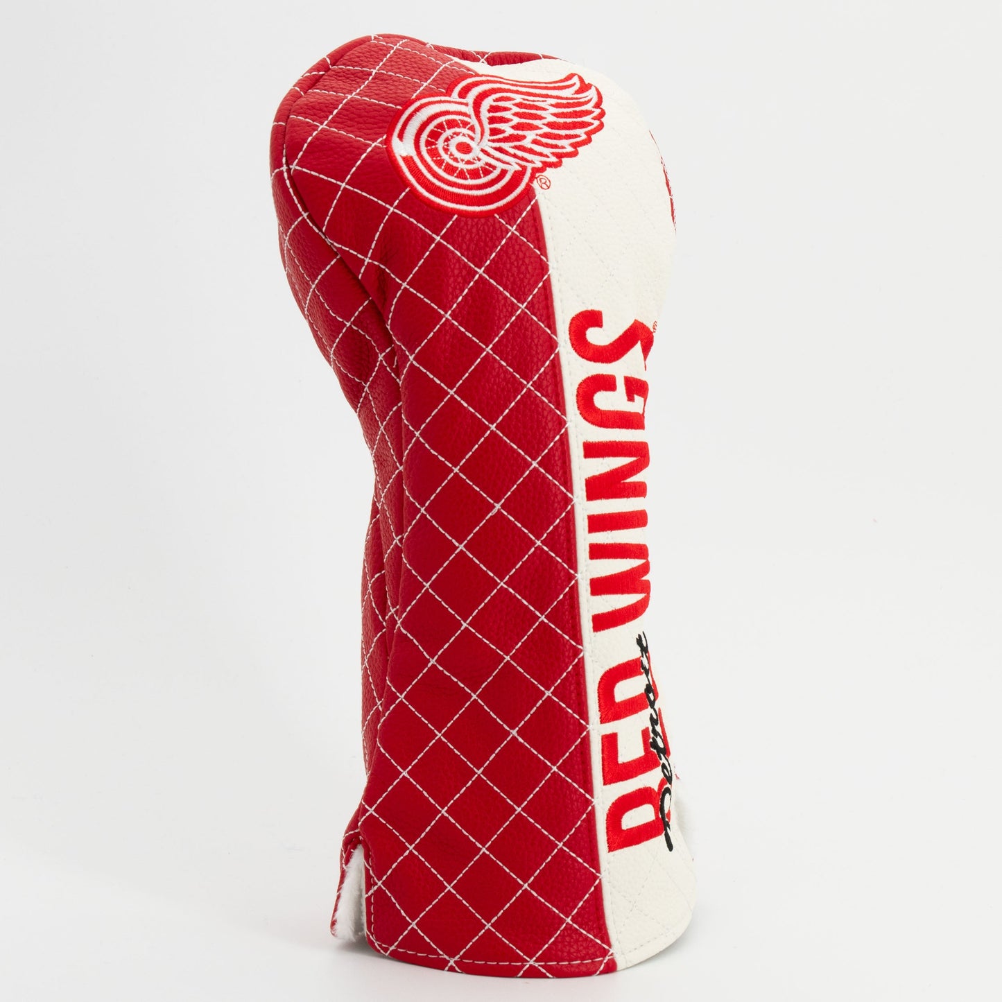 Detroit Red Wings stripe driver quilted golf headcover alternate view