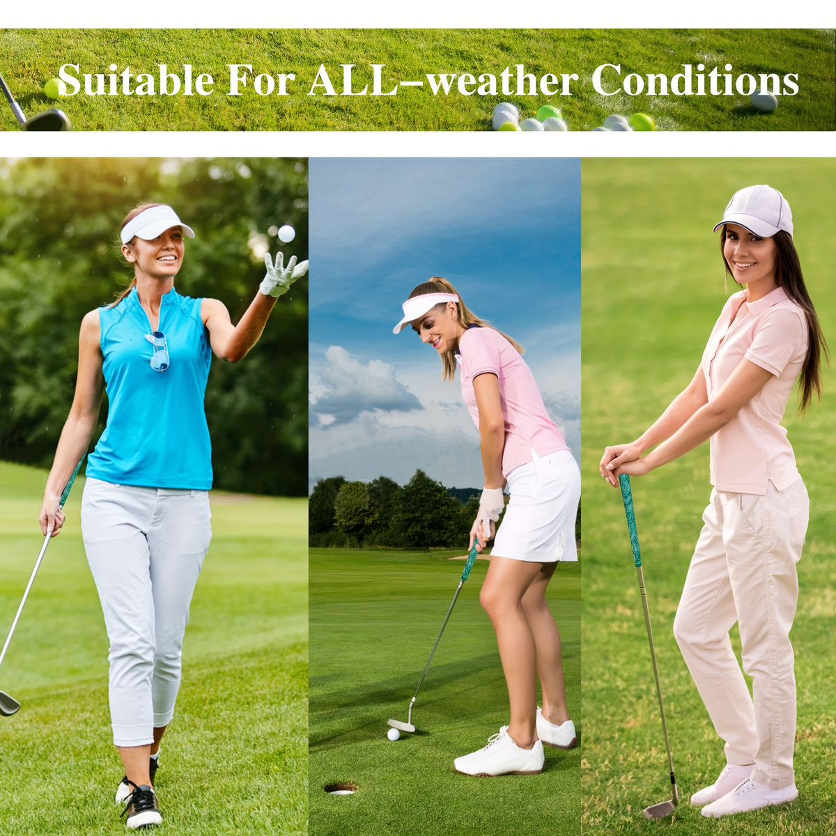 FlutterGrip - Superior Stability with a Stylish Twist 13pcs Golf Grips Set, alternate product view 14