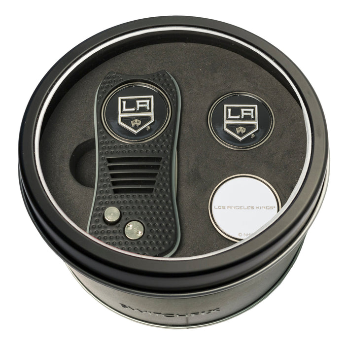 Los Angeles Kings Switchblade divot tool and ball marker tin gift set
