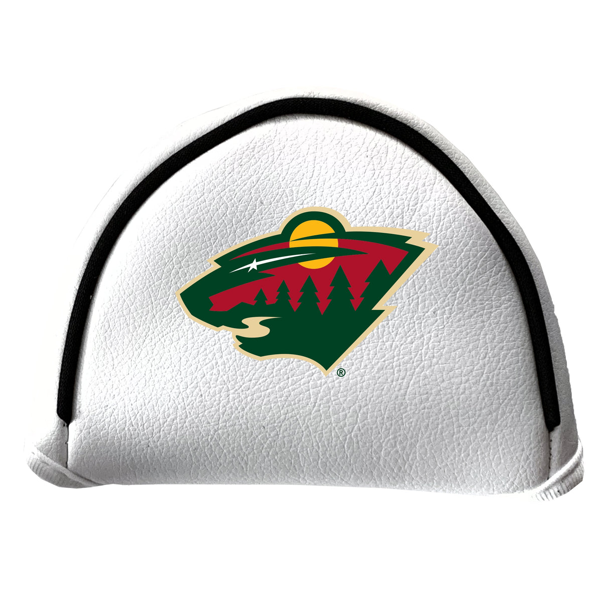 Minnesota Wild Vintage White Printed Mallet Putter Headcover