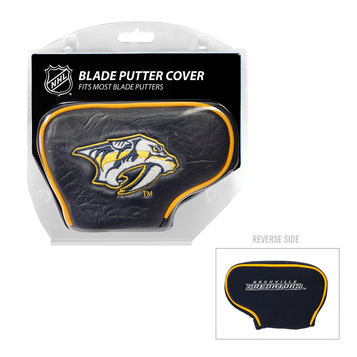 Nashville Predators vintage blade putter embroidered golf headcover