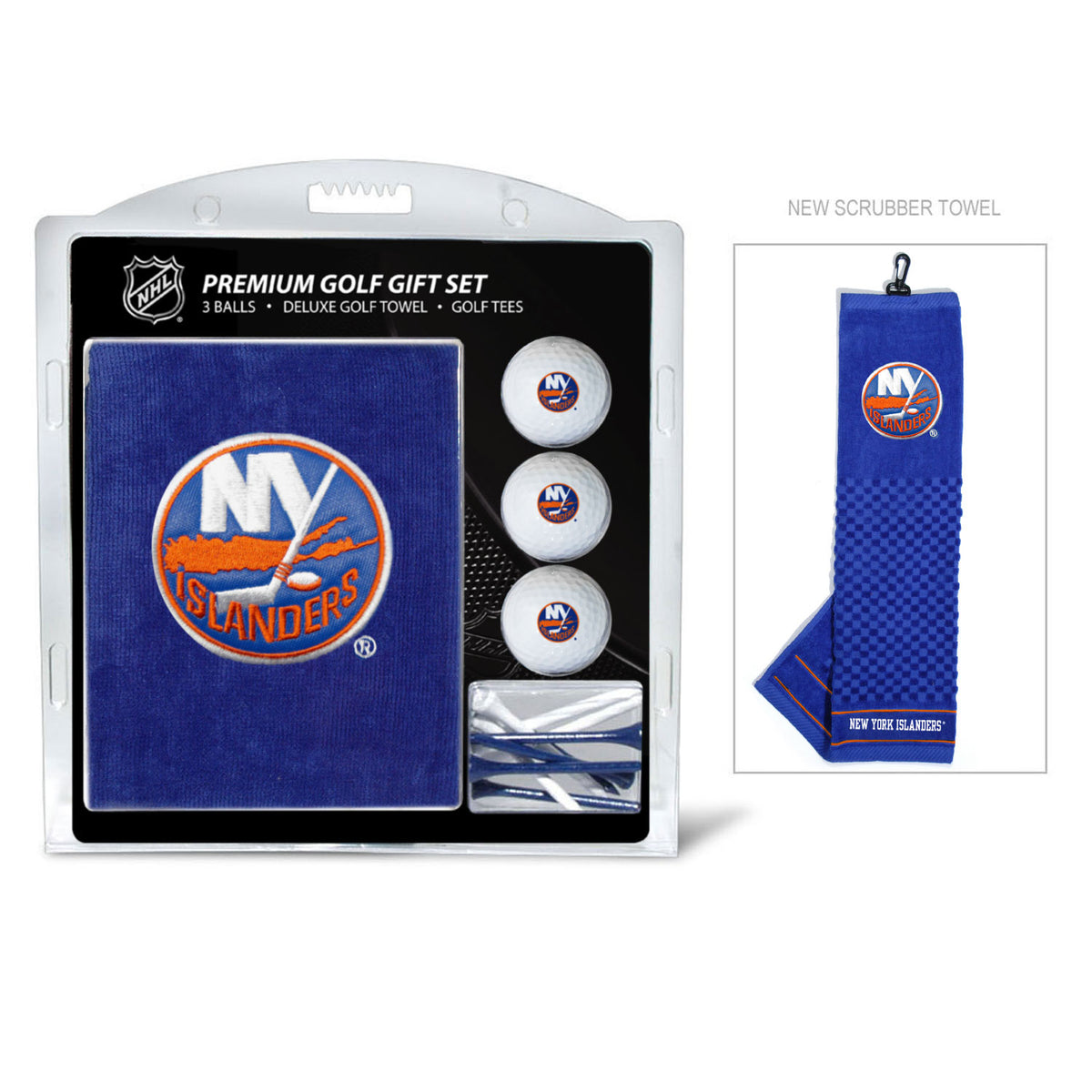 New York Islanders Embroidered Towel Golf Gift Set