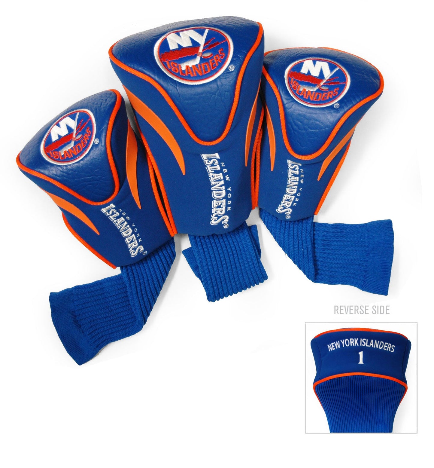 New York Islanders 3 Pack Contour Sock Headcovers - Club Rehab