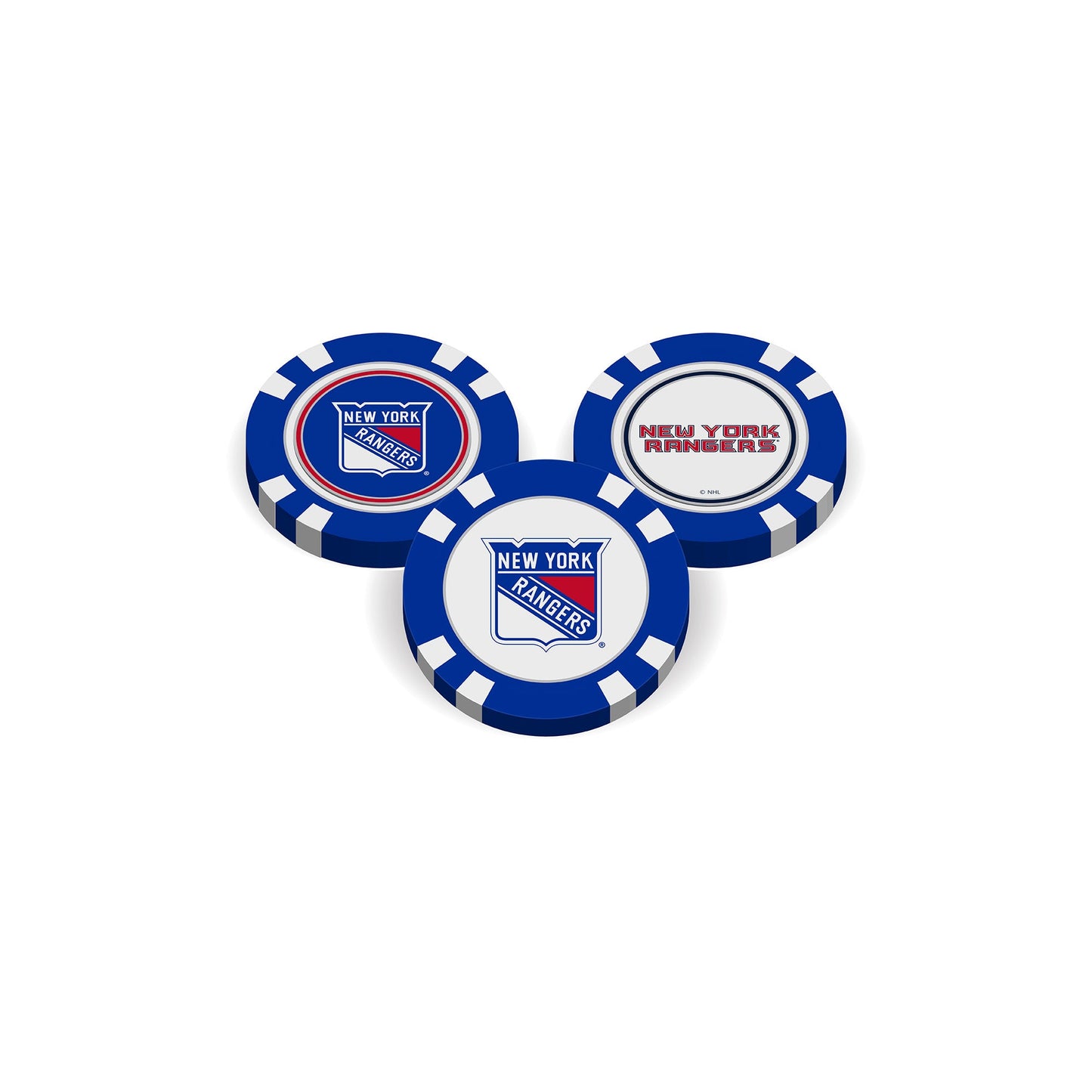 New York Rangers Golf Chip Ball Marker - Club Rehab