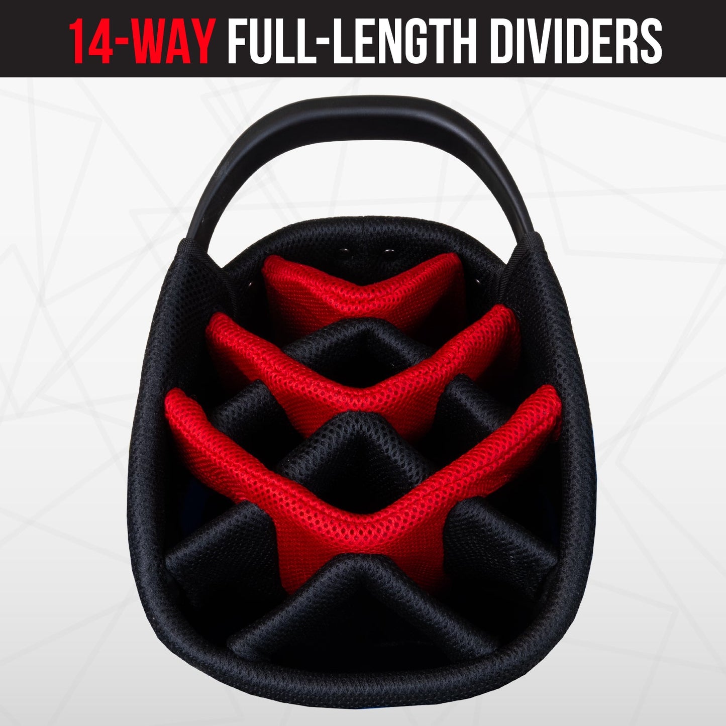 New York Rangers Fairway Stand Bag - Image 6 - Club Rehab