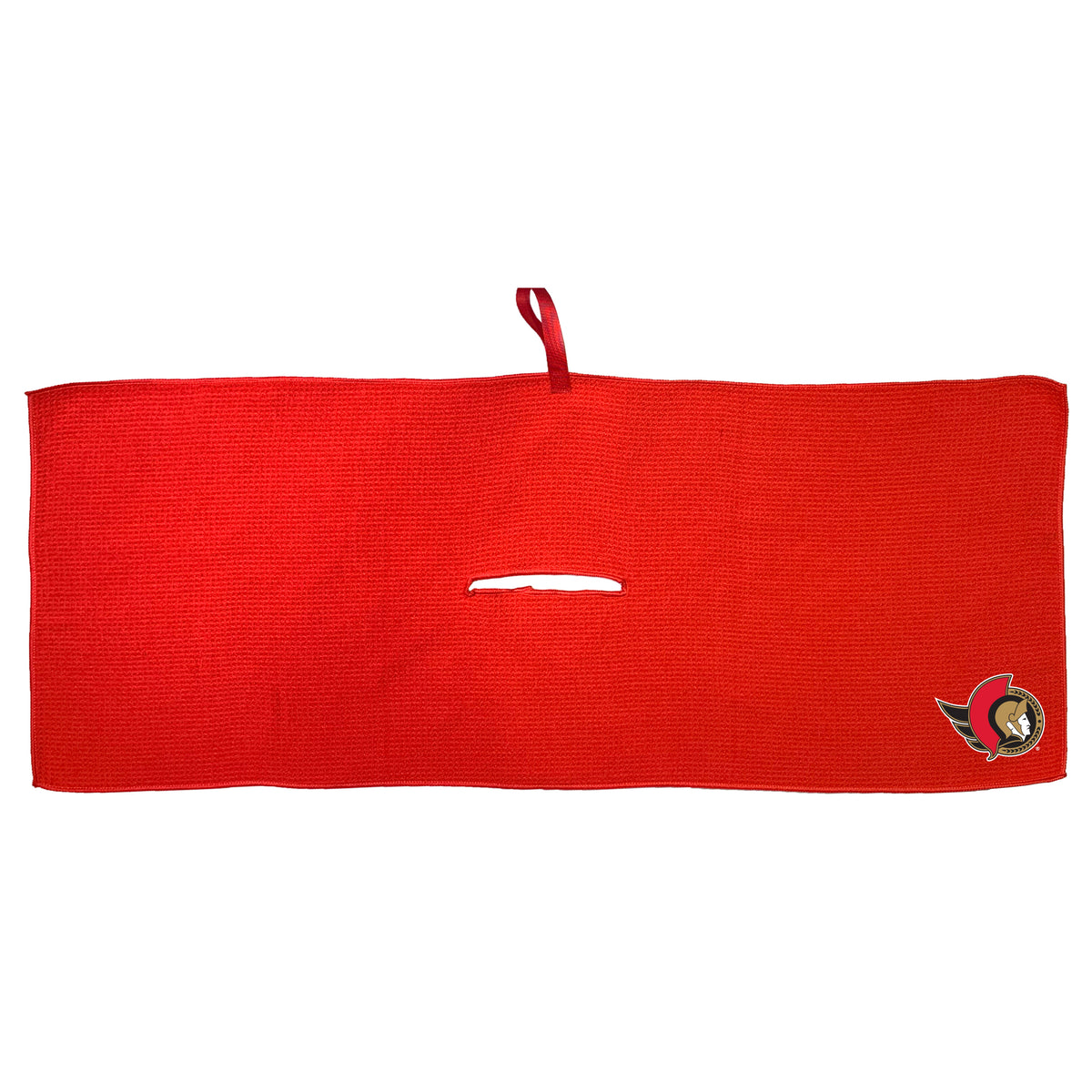 Ottawa Senators 16 x 40 microfiber golf towel with team logo