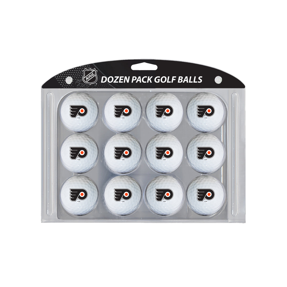 Philadelphia Flyers logo golf balls, 12 pack