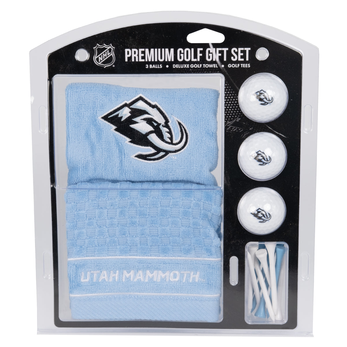 Utah Mammoth Embroidered Towel Golf Gift Set