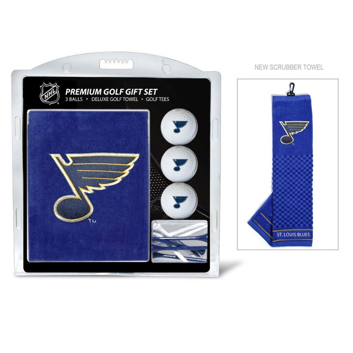 St. Louis Blues Embroidered Towel Golf Gift Set
