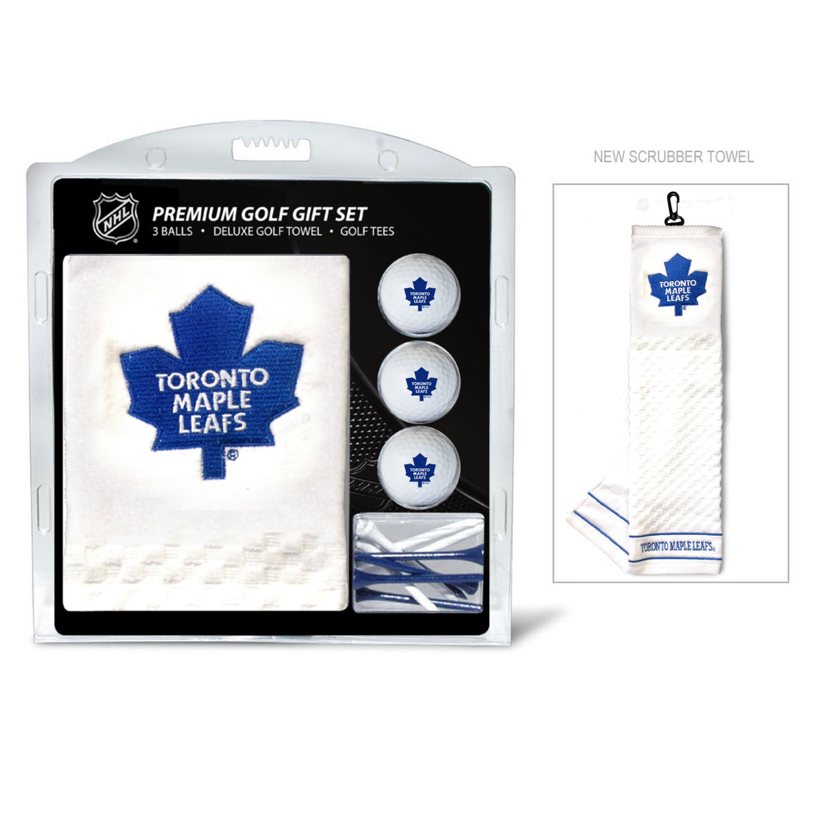 Toronto Maple Leafs Embroidered Towel Golf Gift Set