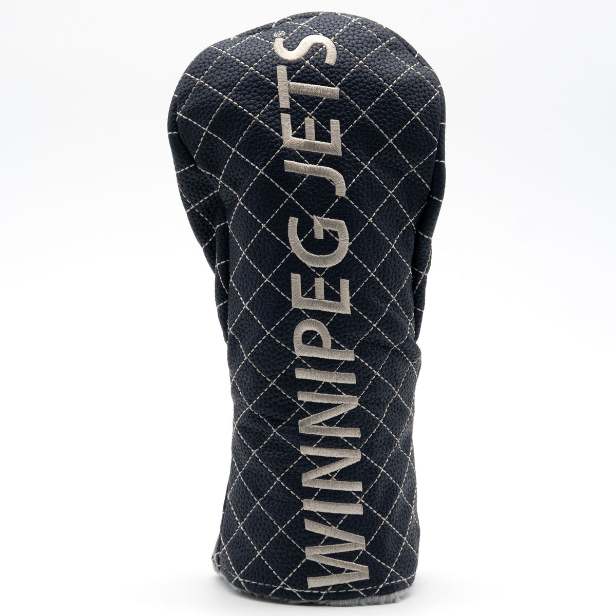Winnipeg Jets Solid Fairway quilted headcover, front view