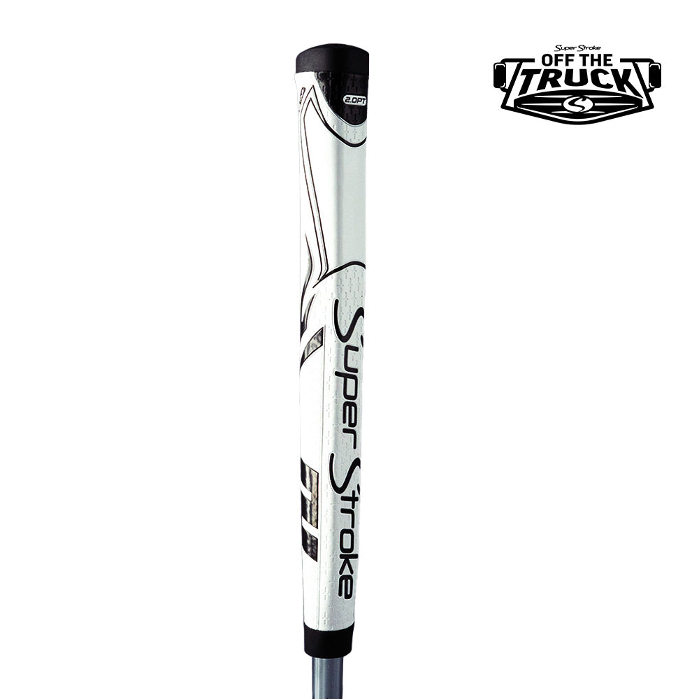 SuperStroke Zenergy 2.0 PT Putter Grip - White/Black