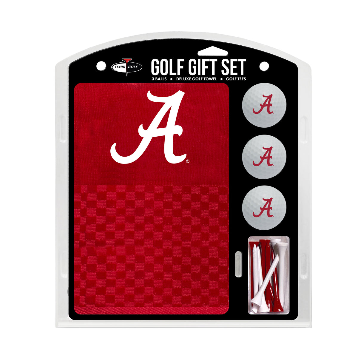 Alabama Crimson Tide Embroidered Towel Golf Gift Set