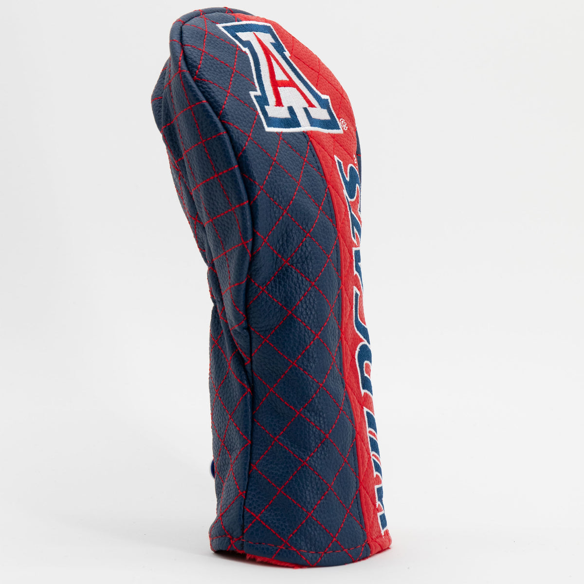 Arizona Wildcats Split Quilted Fairway Headcover, angled view