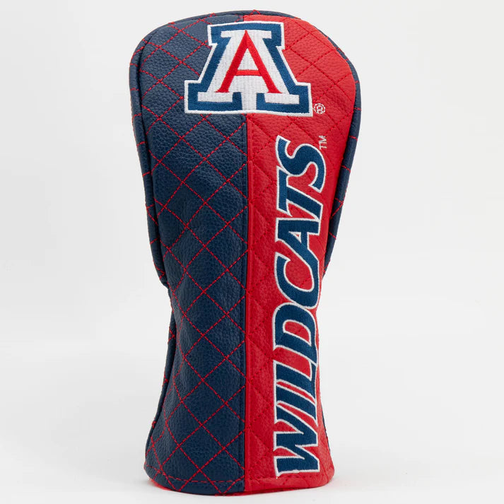 Golf club head cover with Arizona Wildcats logo on a white background