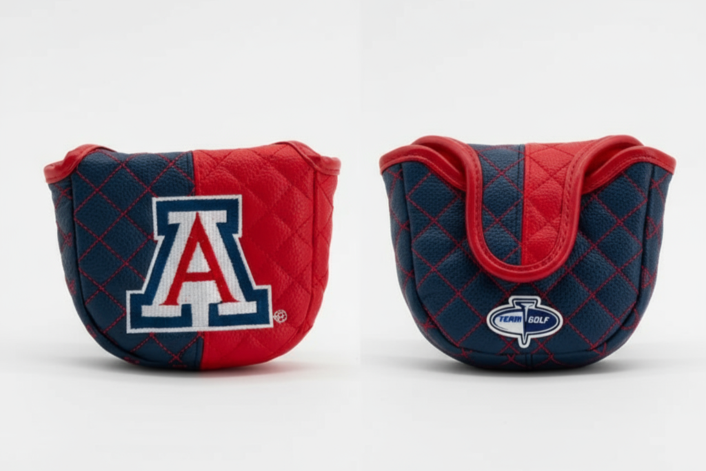 Two golf club covers with Arizona logo on a white background