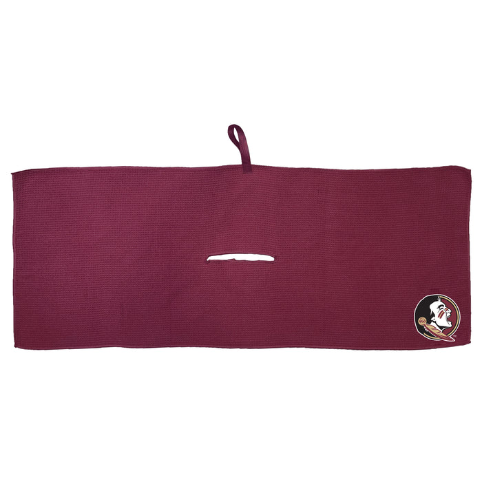 Florida State Seminoles 16 x 40 microfiber golf towel with team logo