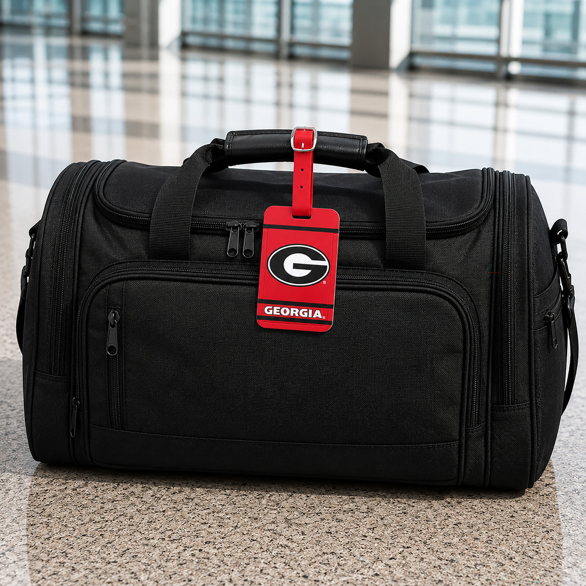 Georgia Bulldogs plastic golf bag tag by Team Golf, product photo 5