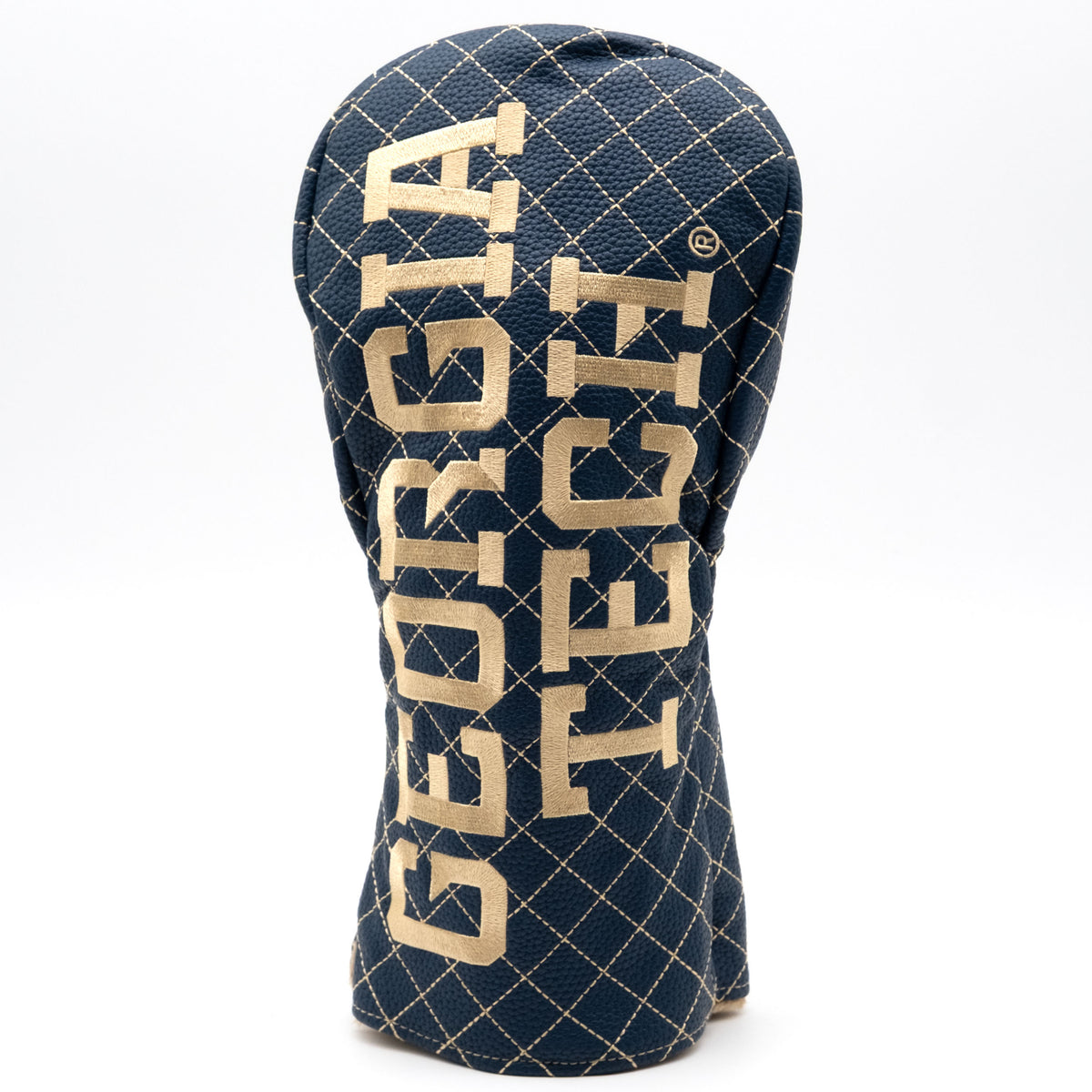 Georgia Tech Yellow Jackets Solid Quilted Driver Headcover, front view