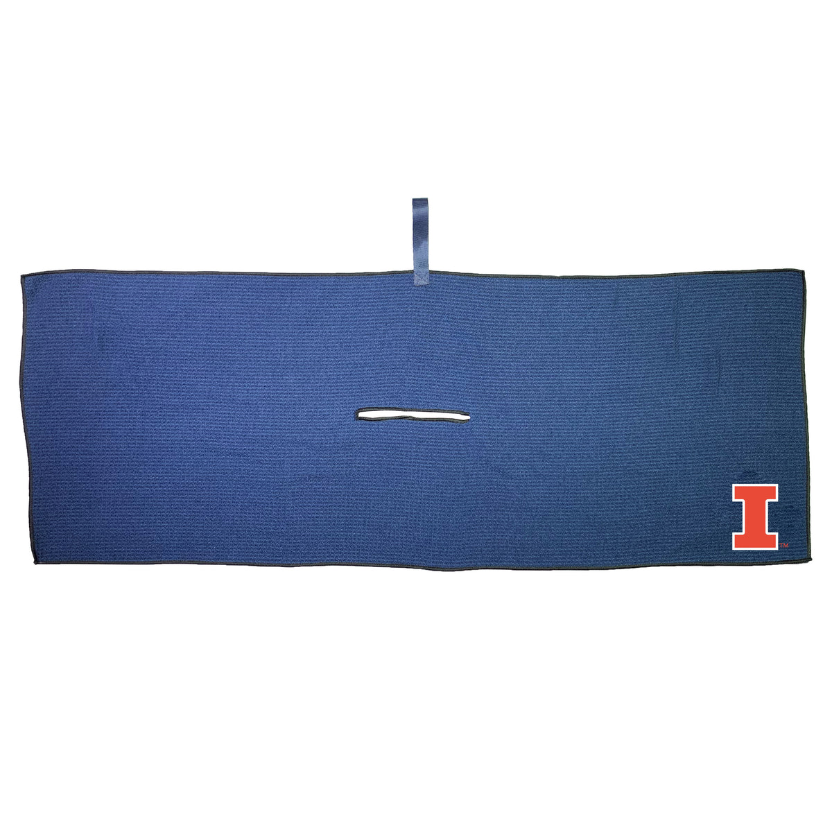 Illinois Fighting Illini 16 x 40 microfiber golf towel with team logo