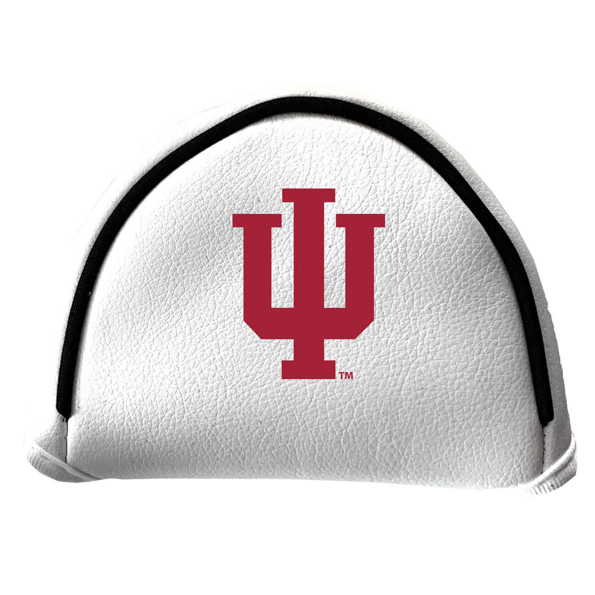 Indiana Hoosiers vintage mallet putter white printed golf headcover