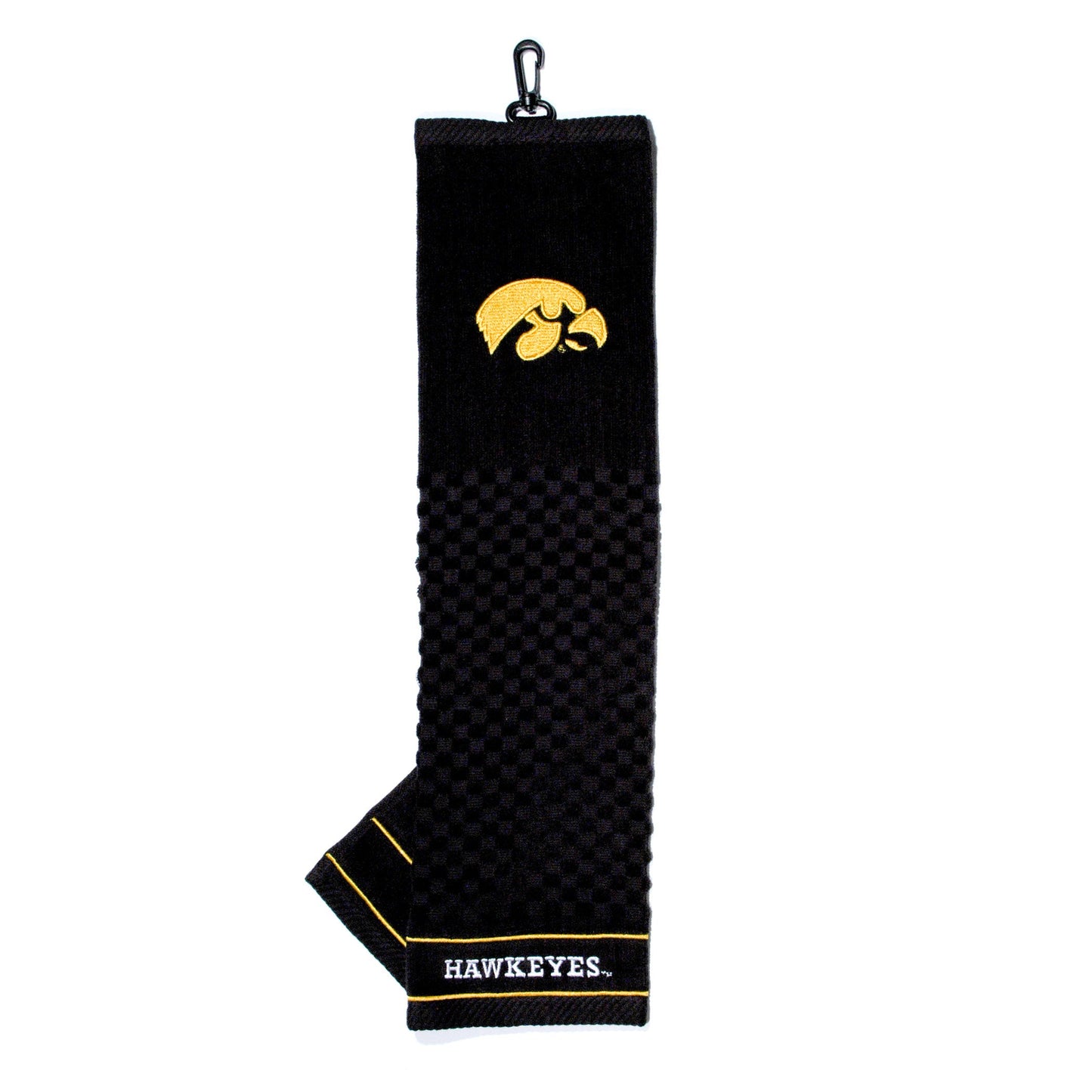 Iowa Hawkeyes embroidered golf towel