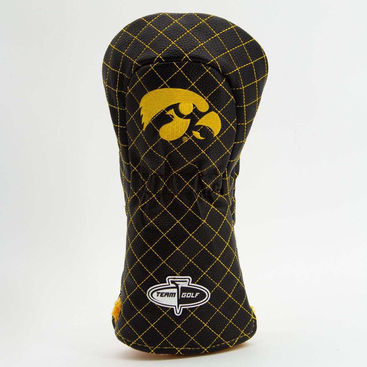 Iowa Hawkeyes Solid Quilted Driver Headcover, back view