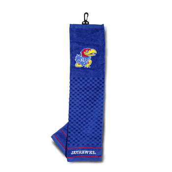 Kansas Jayhawks embroidered golf towel
