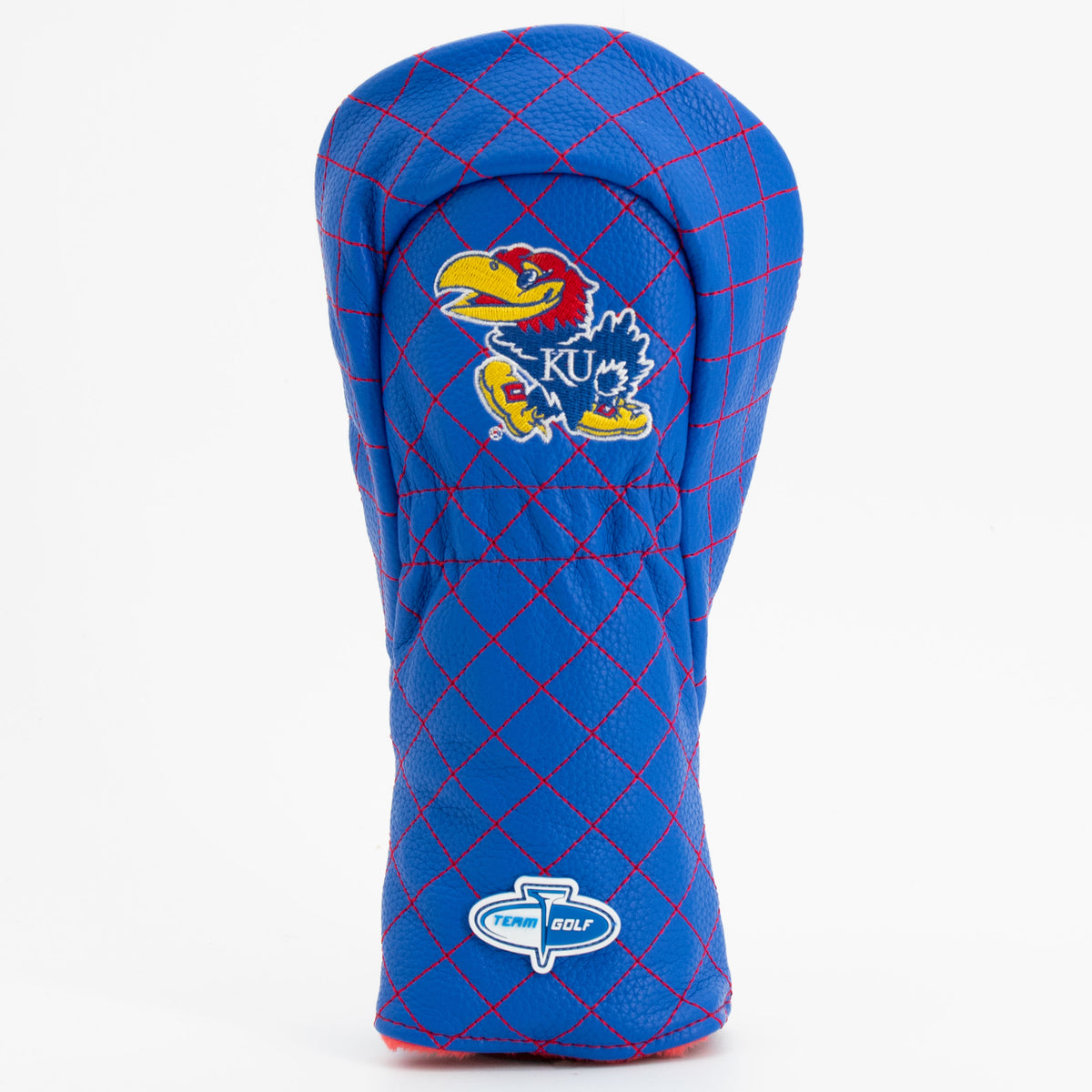 Kansas Jayhawks Solid Quilted Fairway Headcover, back view