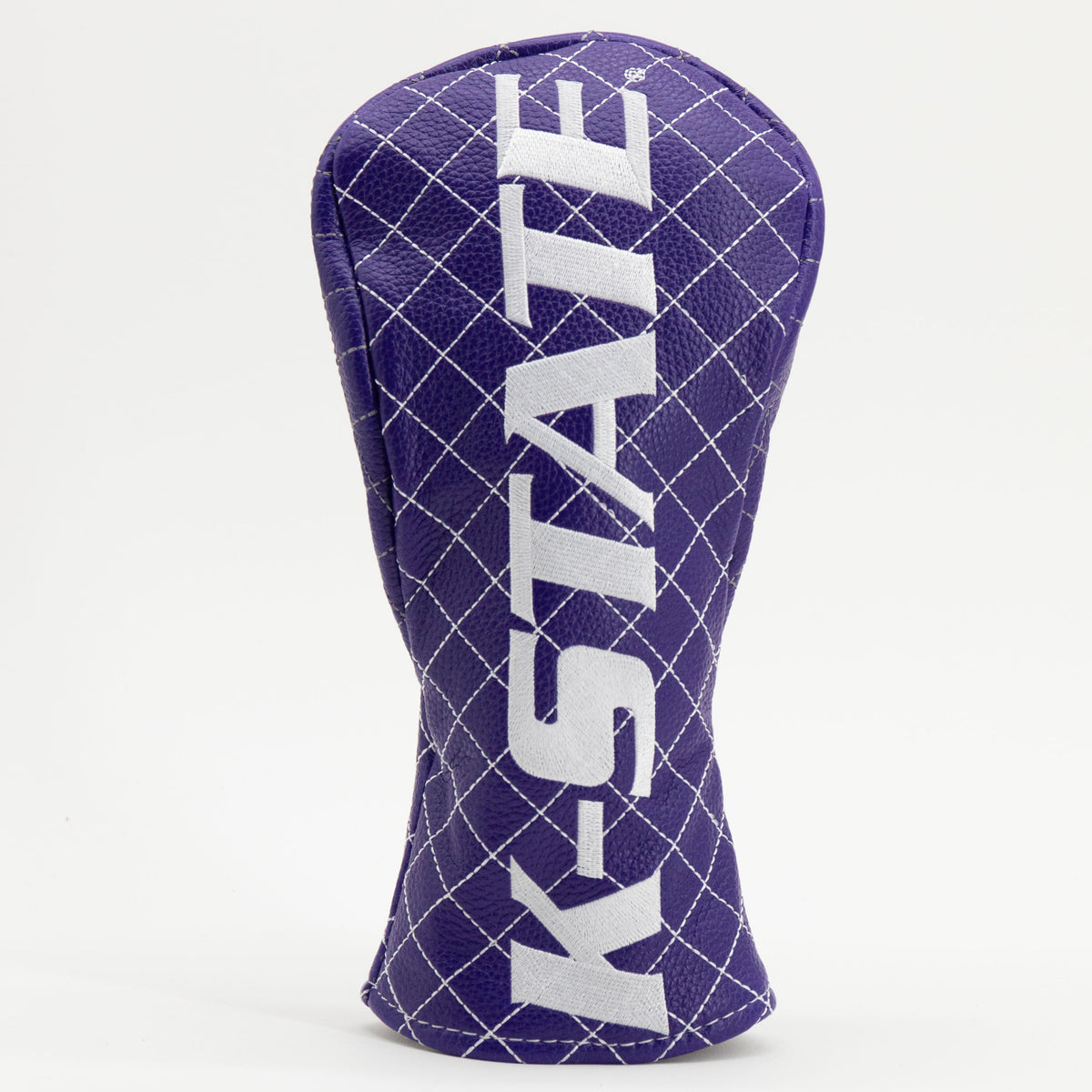 Kansas State Wildcats Solid Quilted Fairway Headcover, front view