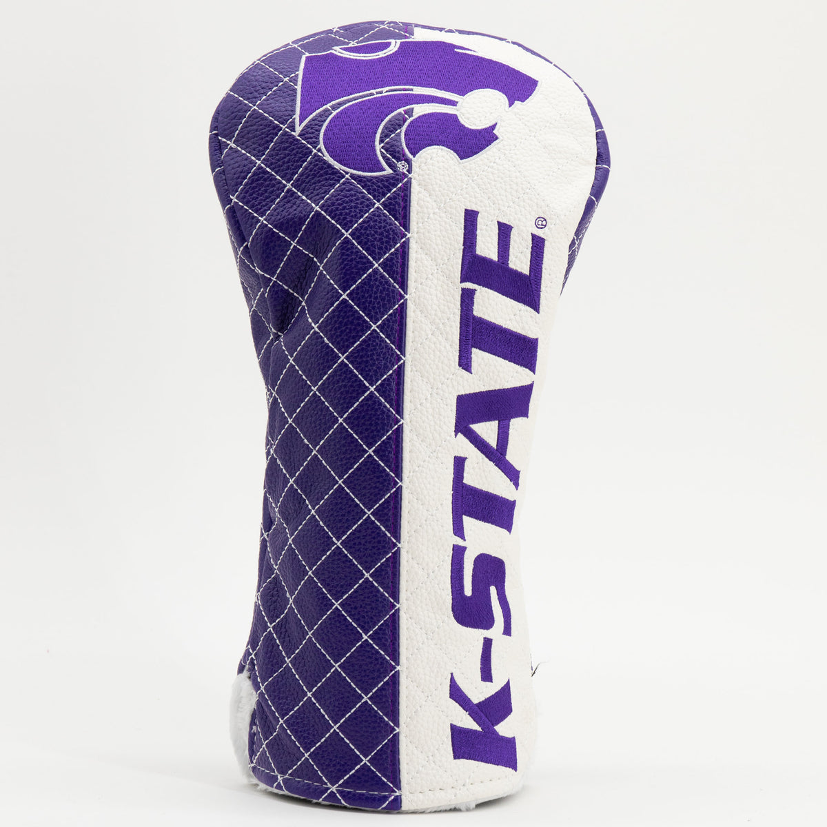 Kansas State Wildcats Split Quilted Driver Headcover, front view
