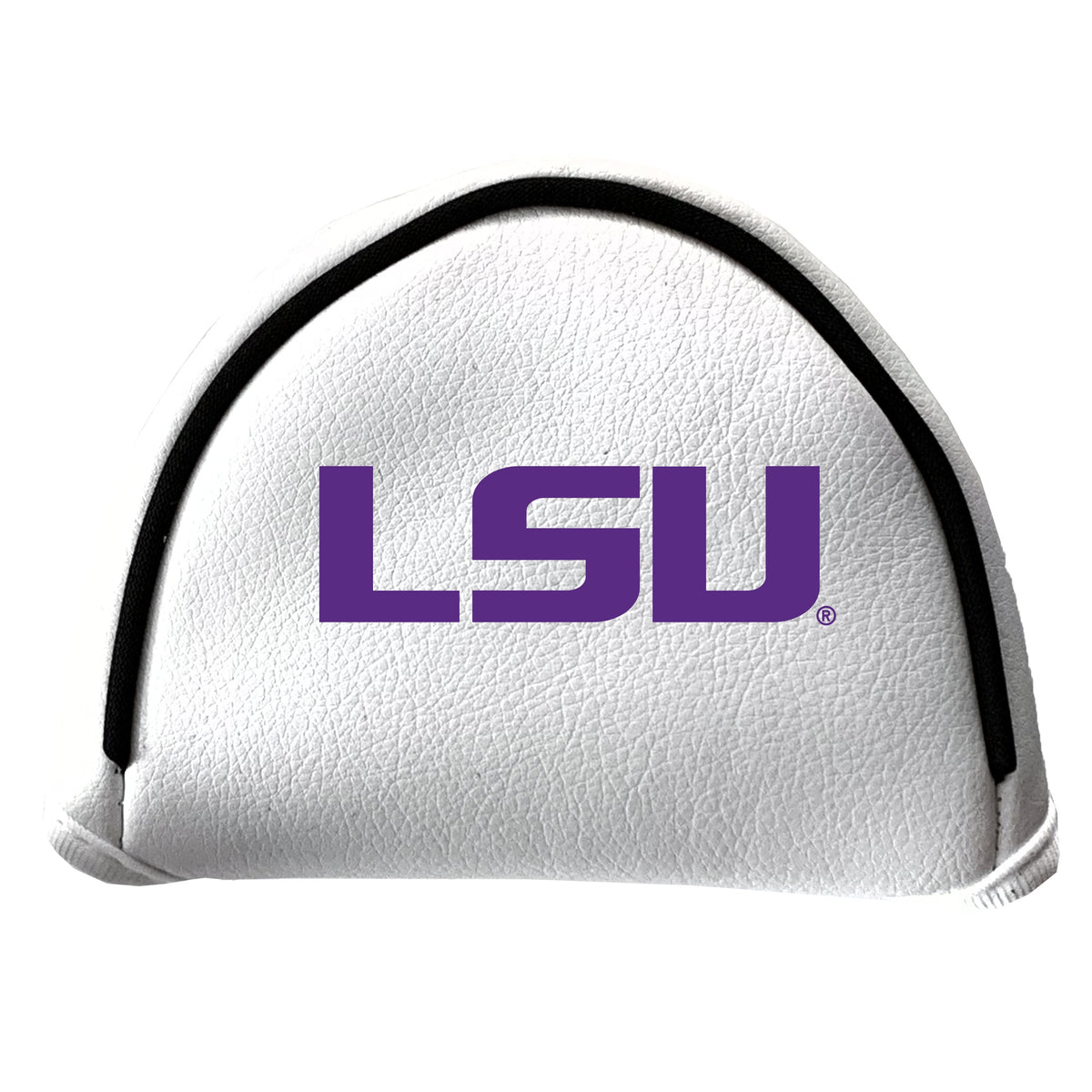 LSU Tigers vintage mallet putter white printed golf headcover
