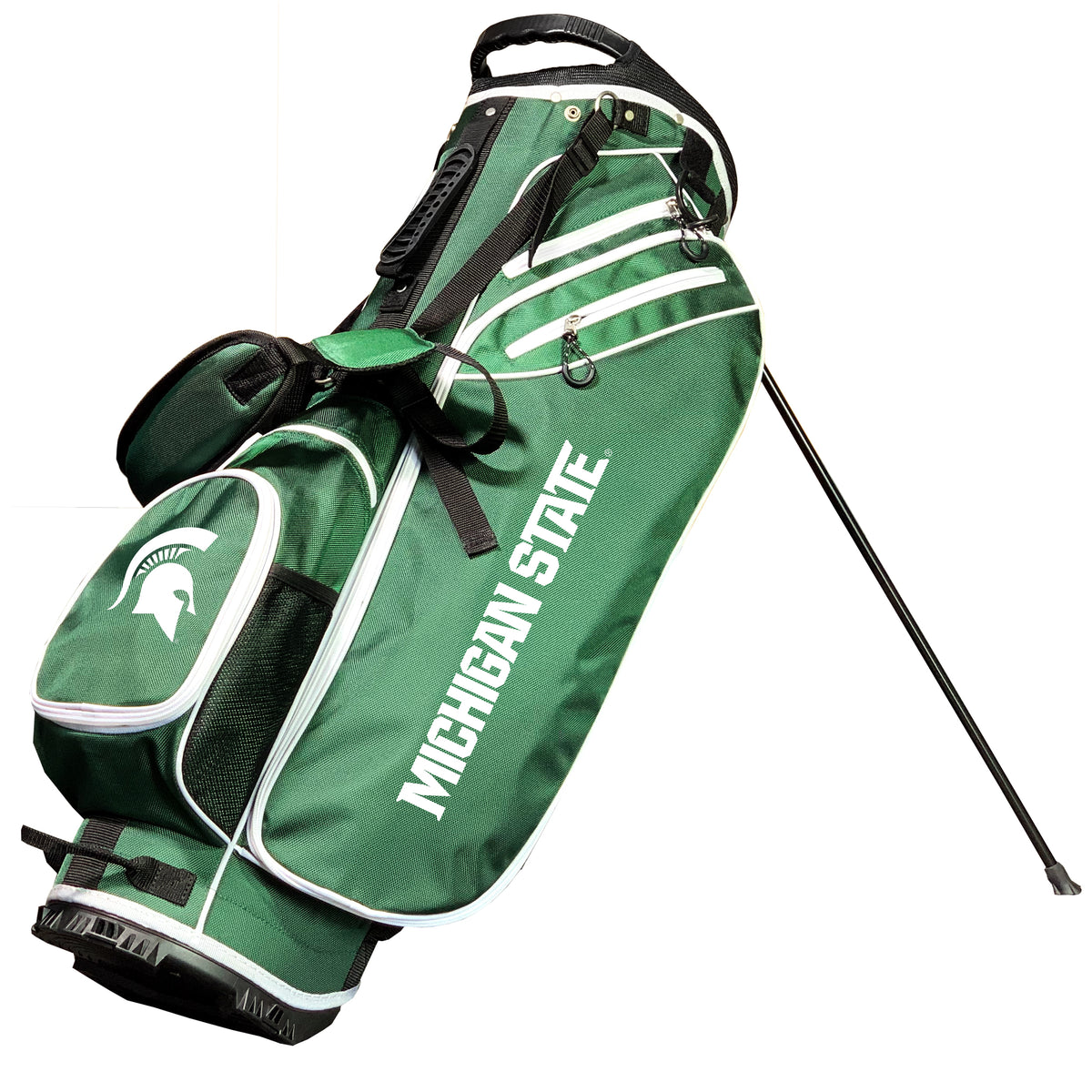 Michigan State Spartans Birdie stand golf bag, Green color