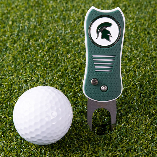 Michigan State Spartans Switchblade Divot Tool - Image 2 - Club Rehab
