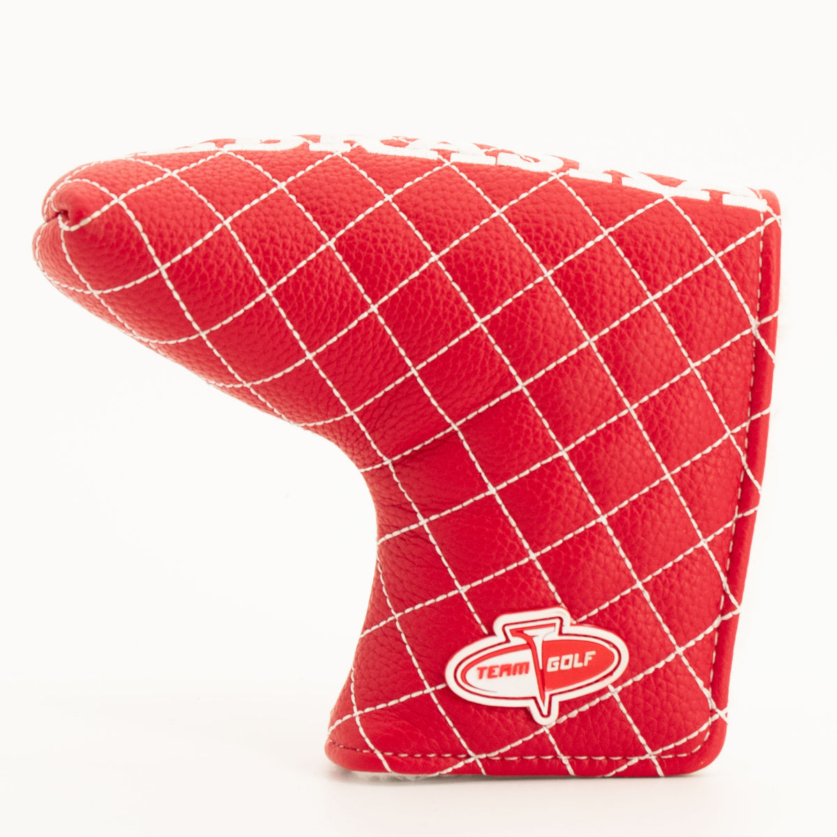 Nebraska Cornhuskers Solid Quilted Blade Putter Cover, back view