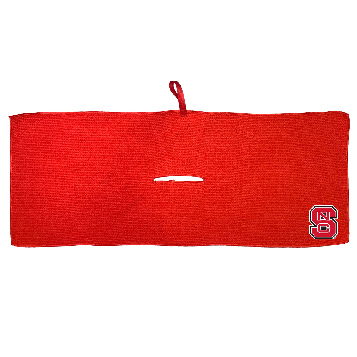 NC State Wolfpack 16 x 40 microfiber golf towel with team logo