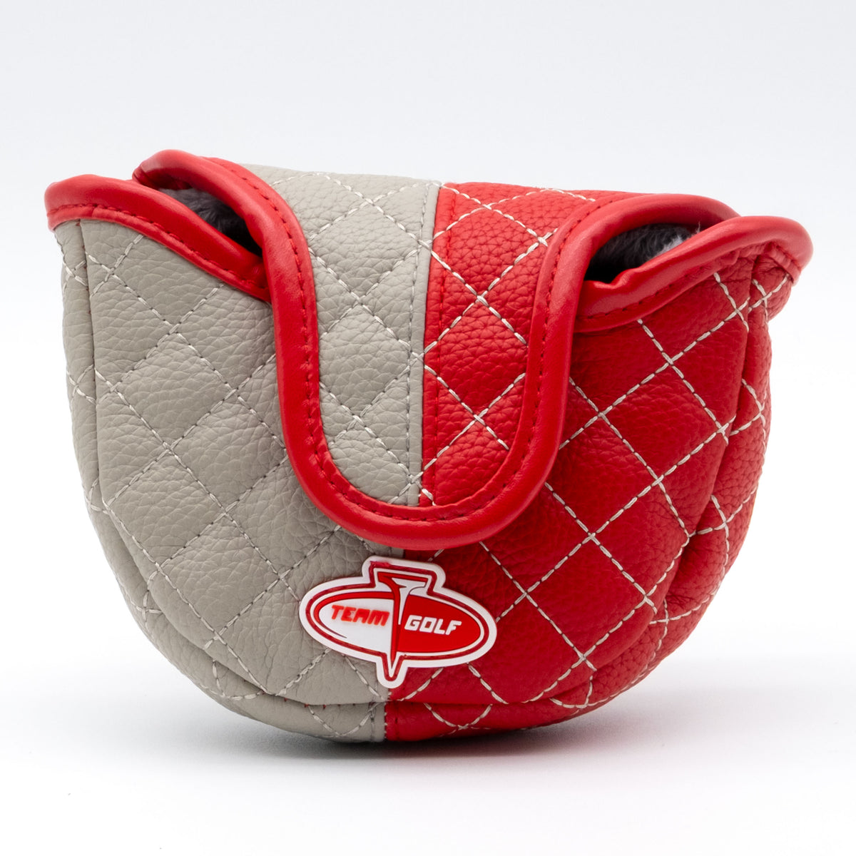Ohio State Buckeyes Split Quilted Mallet Putter Cover, back view