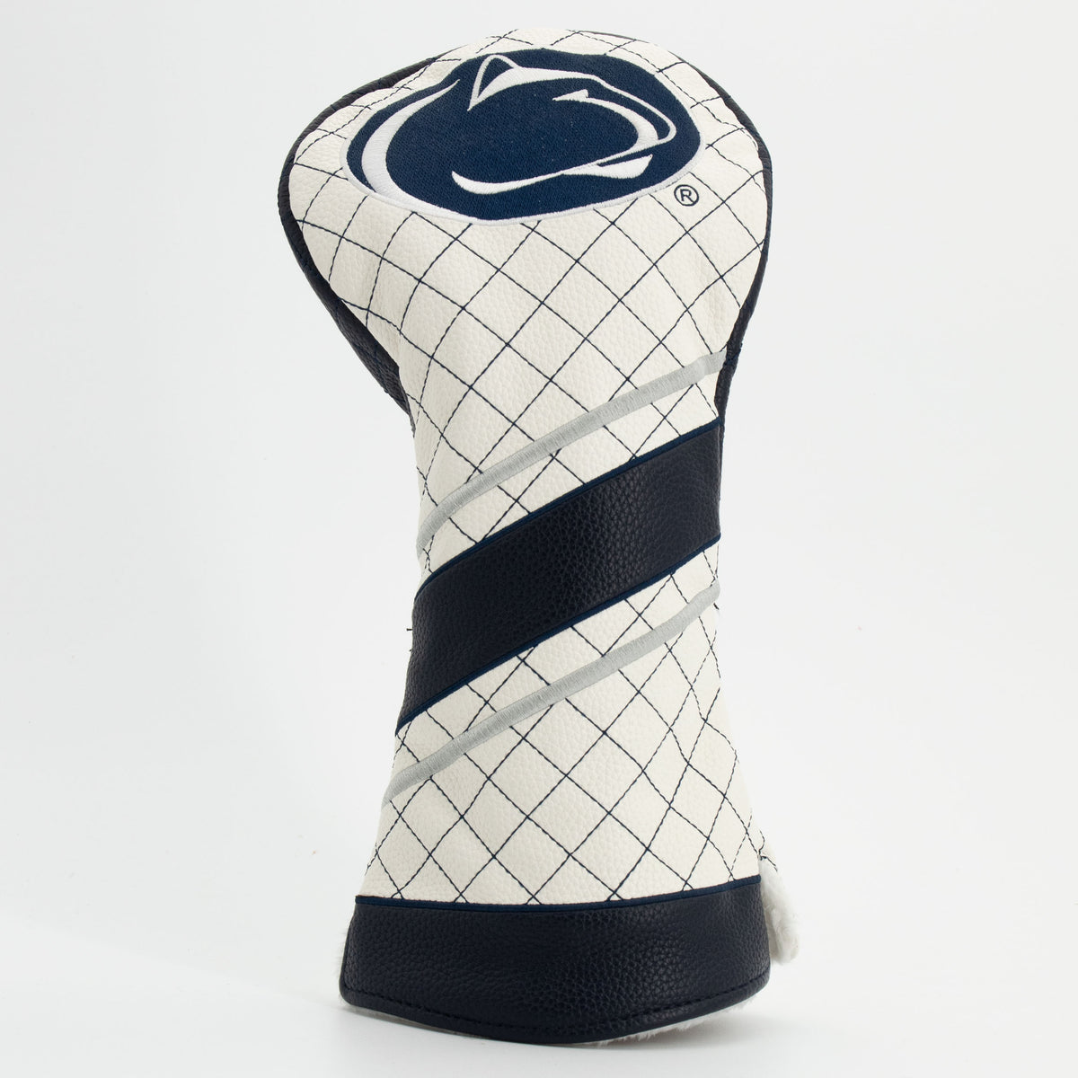 Penn State Nittany Lions Striped Quilted Driver Headcover, front view