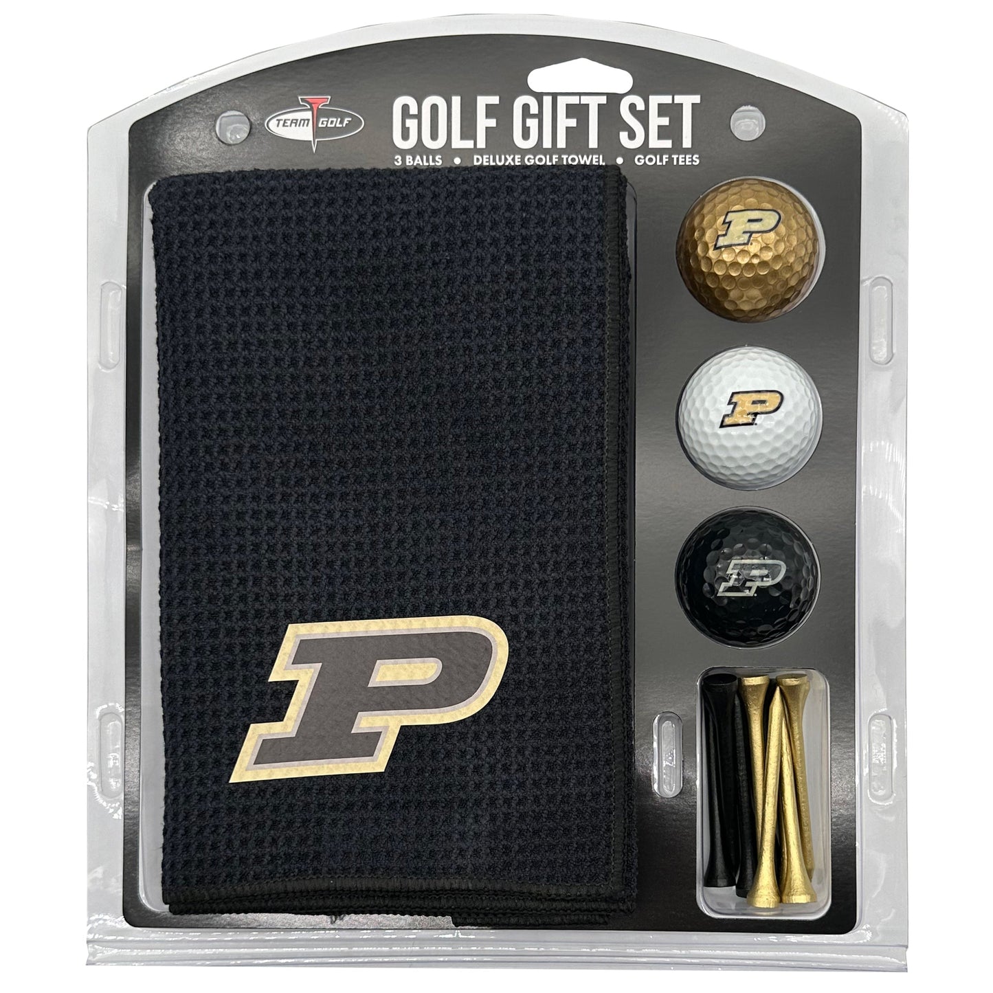 Purdue Boilermakers Microfiber Towel Golf Gift Set - Club Rehab