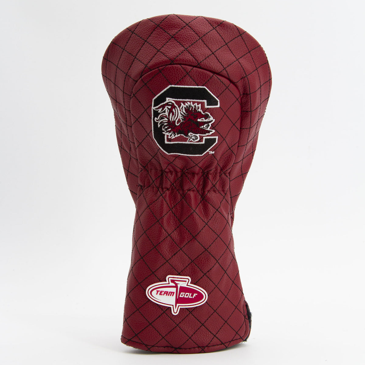 South Carolina Gamecocks Solid Quilted Driver Headcover, back view