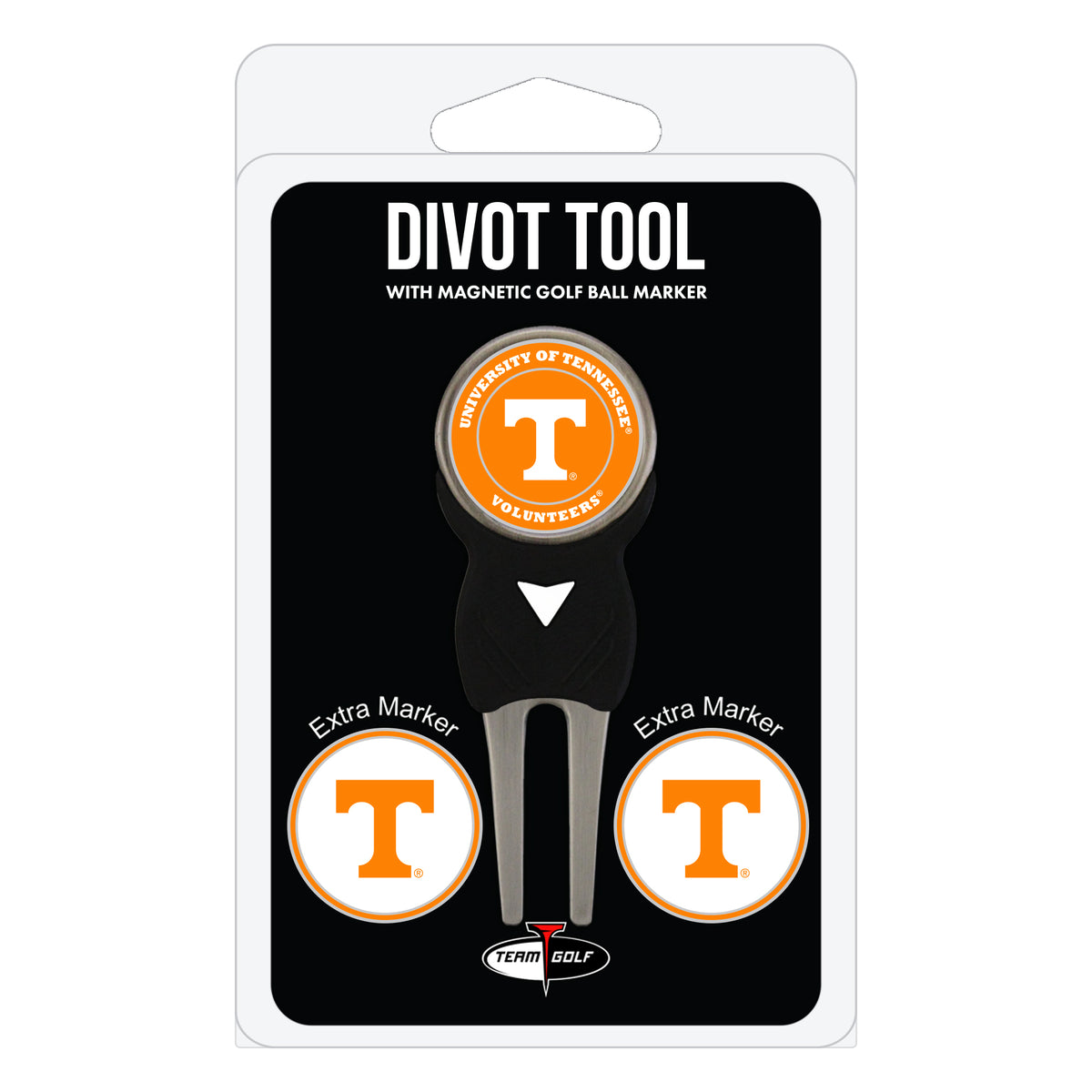 Tennessee Volunteers divot repair tool and three ball markers